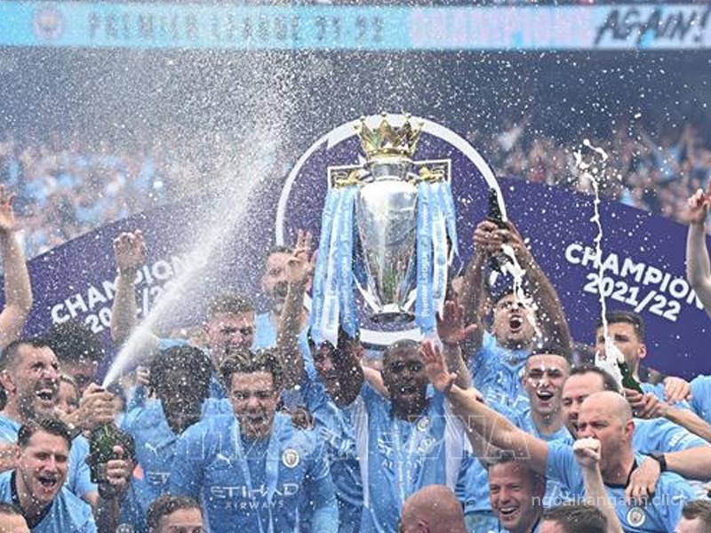 Manchester City vô địch Ngoại hạng Anh